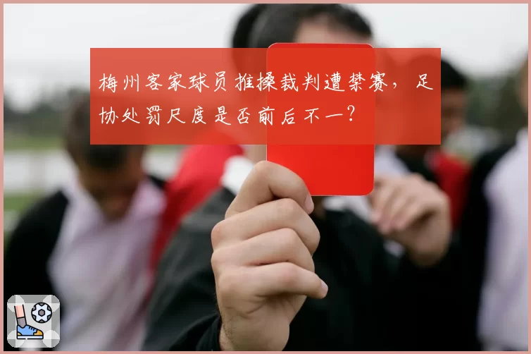 梅州客家球员推搡裁判遭禁赛，足协处罚尺度是否前后不一？