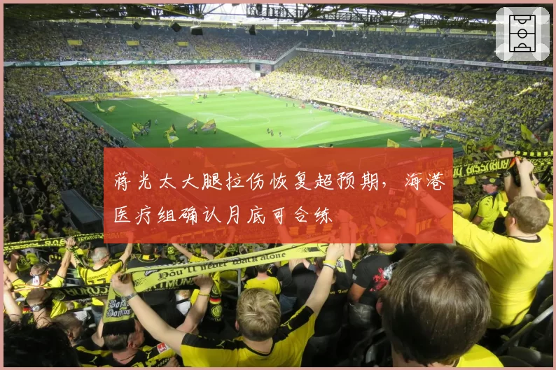 蒋光太大腿拉伤恢复超预期,海港医疗组确认月底可合练